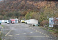 
Site of gasworks and fire station, West End, Abercarn, November 2008